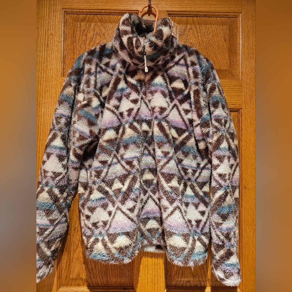 Eddie Bauer Multicolor Cozy Sweater Womens Large